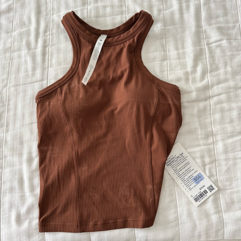 Lululemon Ribbed Nulu Racerback Yoga Tank Top